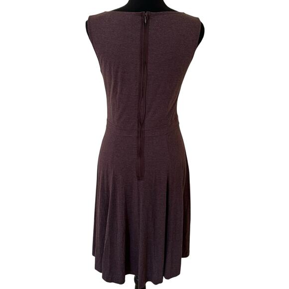 LOFT Sleeveless Purple Dress - Picture 3 of 7